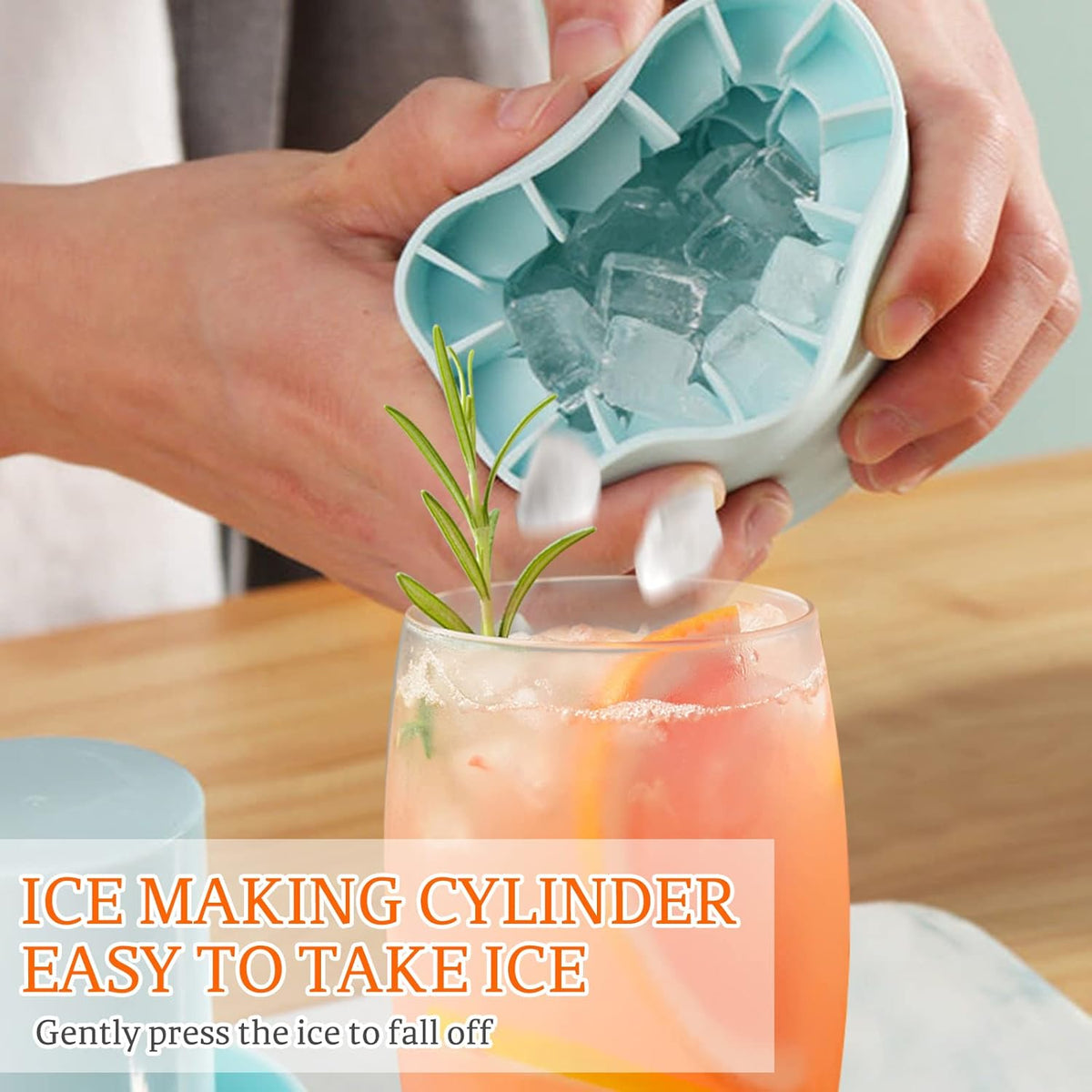 Manual Ice Crusher Cup – 2 Pc Small Ice Crushing Cup for Crushed Ice, Cold Drinks & Cocktails With Free Shipping