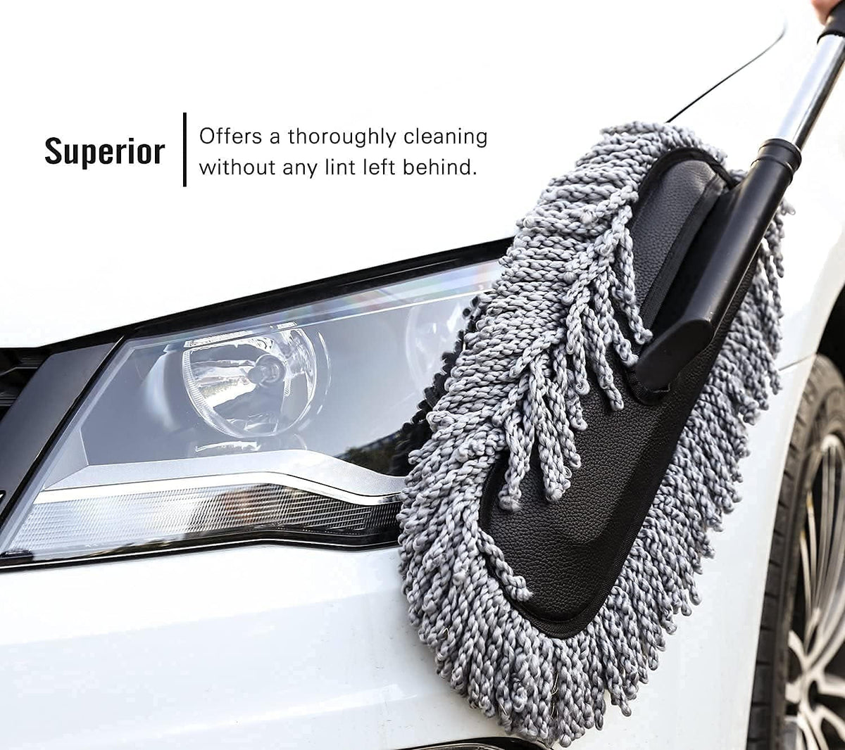 Premium Microfiber Car Cleaning Duster Brush - Free Shipping