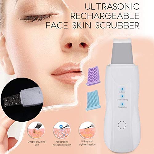 Ultrasonic Skin Spatula Facial Skin Scrubber – Deep Cleansing - Free Shipping