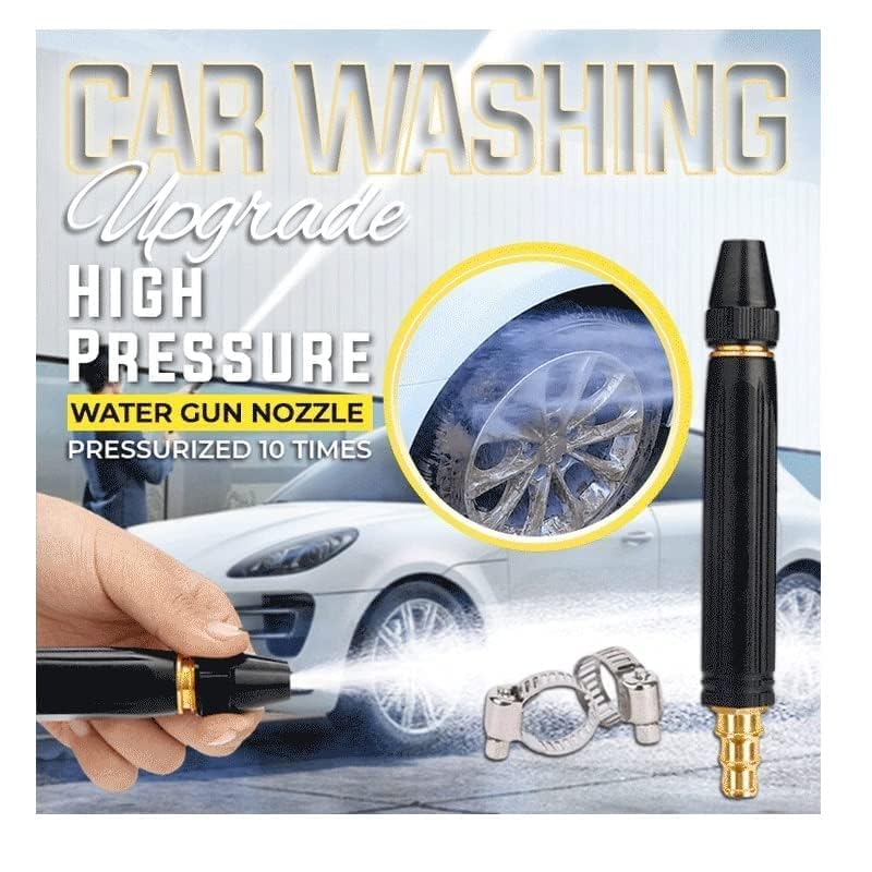 Adjustable High Pressure Water Spray Gun – Garden Hose Nozzle for Car Wash, Gardening & Outdoor Cleaning