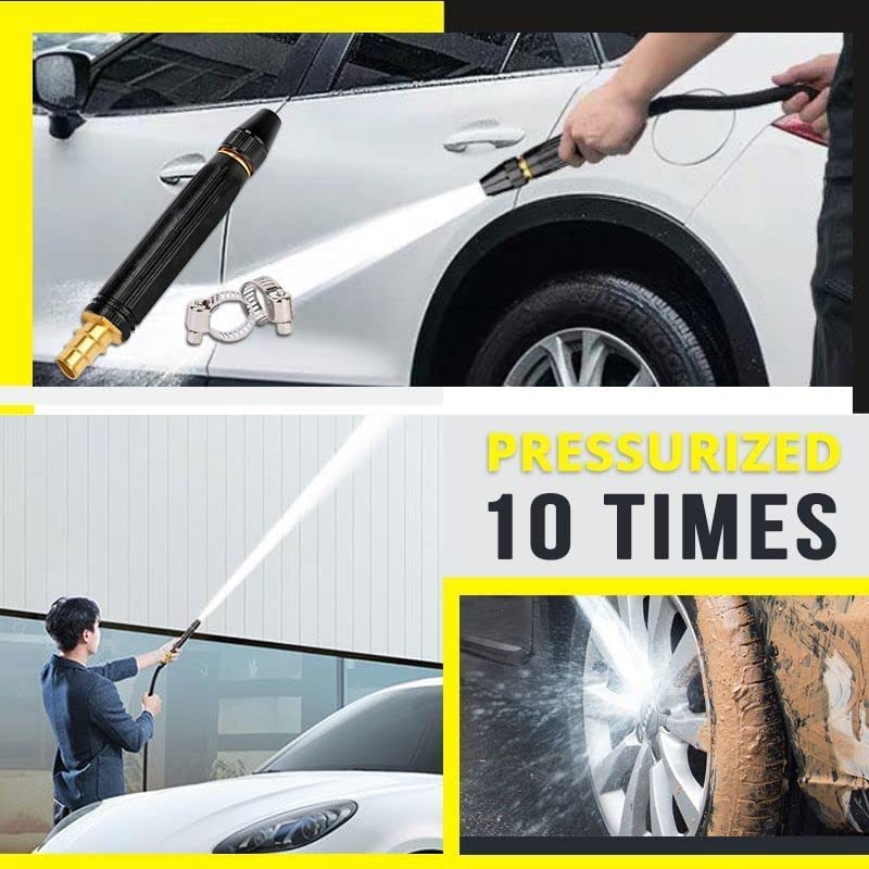 Adjustable High Pressure Water Spray Gun – Garden Hose Nozzle for Car Wash, Gardening & Outdoor Cleaning