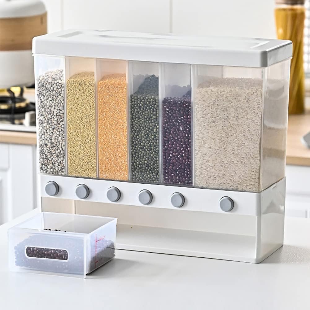 6 in 1 Wall Mounted Rice Dispenser