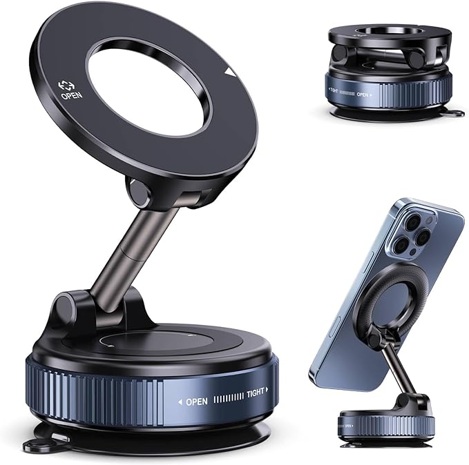 Magnetic Mobile Phone Holder | Strong Grip Adjustable Phone Stand
