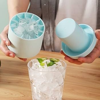 Manual Ice Crusher Cup – 2 Pc Small Ice Crushing Cup for Crushed Ice, Cold Drinks & Cocktails With Free Shipping
