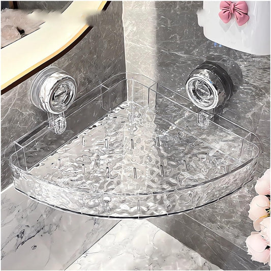 Luxury Suction Shelf – Wall Mounted Corner Shower Organizer | Free Shipping