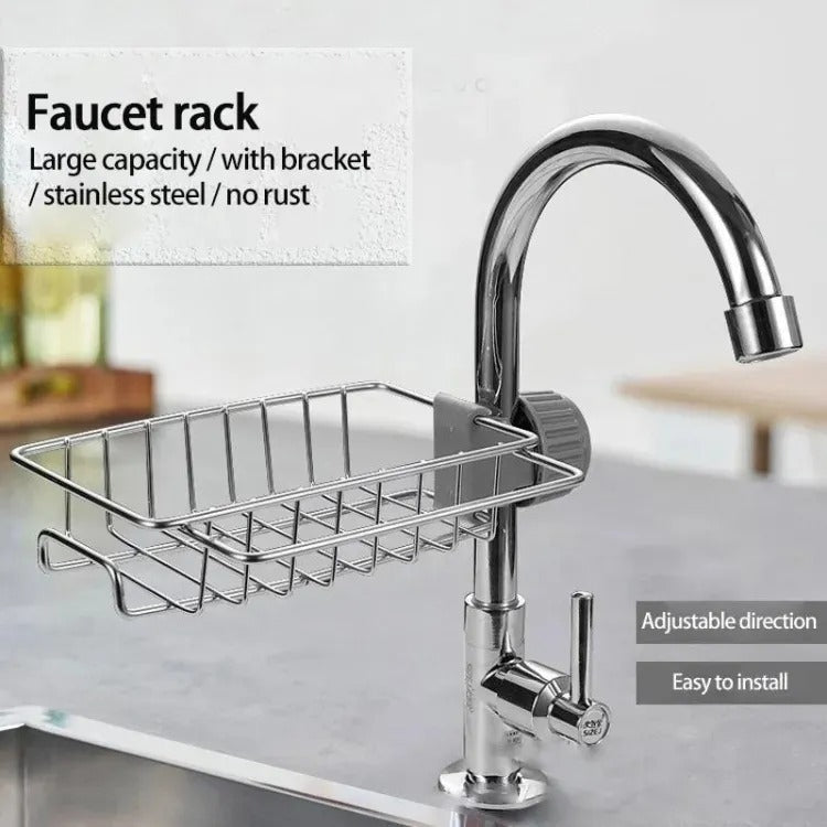 3 In 1 Home Cleaning Deal – Kitchen Faucet Mat & Splash Guard + Mini Mop with 1 Refill Pad + Mini Cloth Rack & Brush Holder