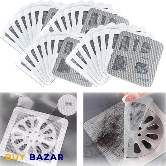 Drain Filter Sheets – Pack of 10 Disposable Mesh Drain Covers