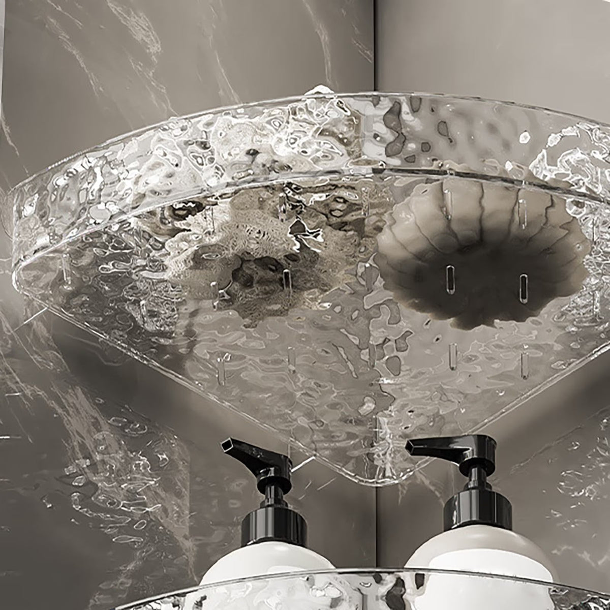 Luxury Suction Shelf – Wall Mounted Corner Shower Organizer | Free Shipping