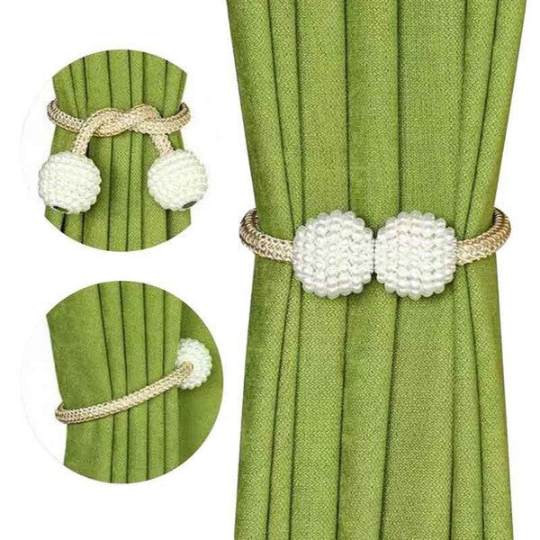 2 PCS Magnetic Curtain Tiebacks European Style Drapery Holders