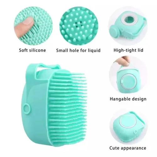 Silicone Body Bath Brush | Back Scrubber & Shower Brush - Image 4