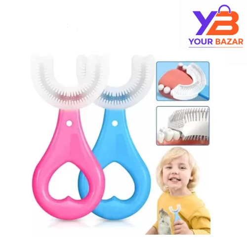 U-Shaped Silicone Kids Toothbrush