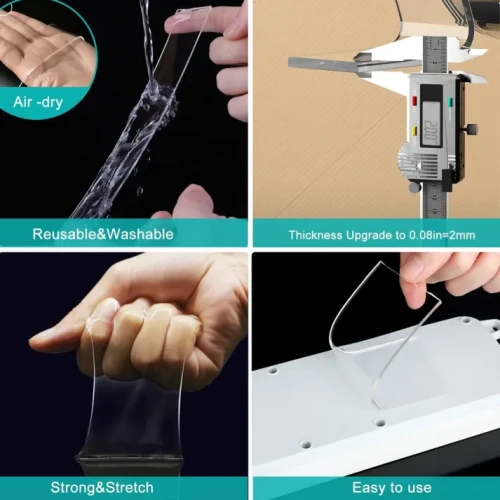 Double Sided Nano Tape | Reusable Transparent Adhesive - Image 5