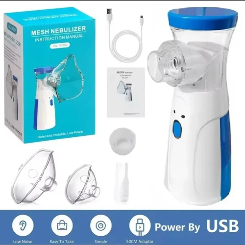 Portable Mesh Nebulizer | Rechargeable Silent Inhaler - Image 2