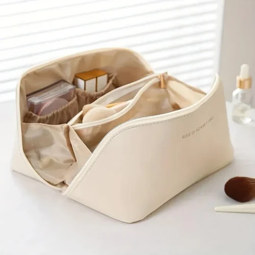 Leather Cosmetic Organizer | Makeup Storage Pakistan - Image 4