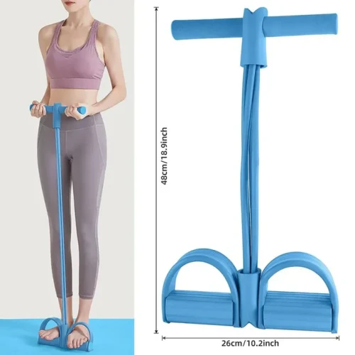 Foot Pedal Tummy Trimmer Resistance Band - Image 2