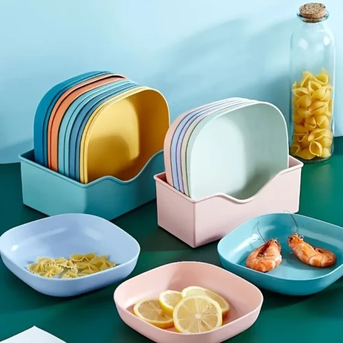 Snack Square Plate 10 Pcs | Pakistan - Image 4