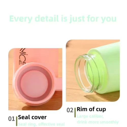 Nice Water Bottle 400ml | Portable BPA-Free Drinking Bottle - Image 2