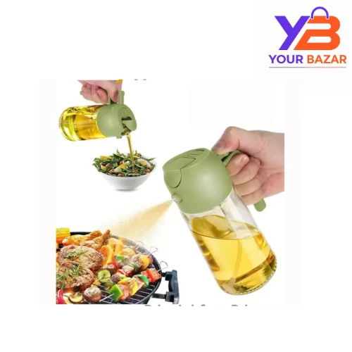 2 in 1 Oil Sprayer & Dispenser Bottle 450ml
