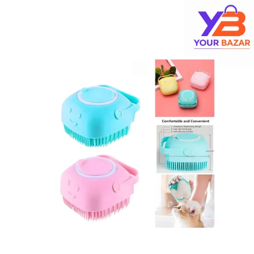 Silicone Body Bath Brush | Back Scrubber & Shower Brush
