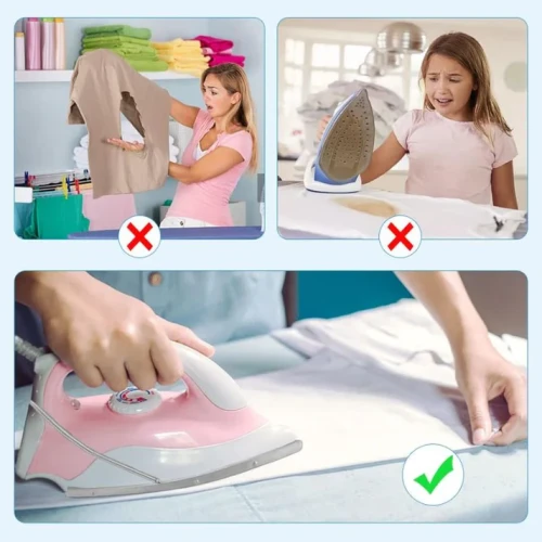 Iron Protective Teflon Non-Stick Cover Anti-Burn Ironing Cloth - Image 4