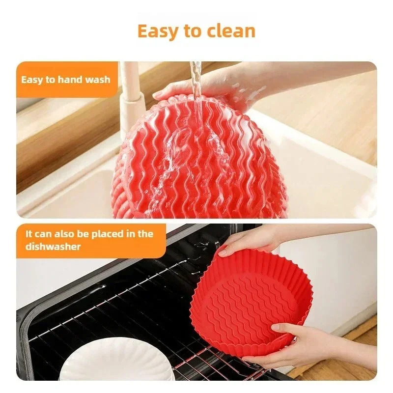 Reusable Air Fryer Silicone Liners (Pack of 2) - Image 4